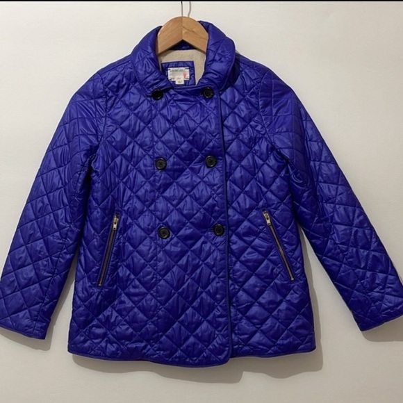 J. Crew Crewcuts Girls Quilted Jacket Size 10 - Picture 2 of 7